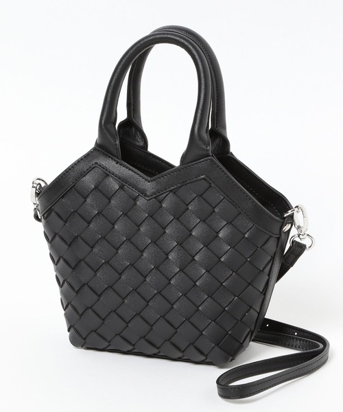 PAGEBOY（ページボーイ）の「メッシュミニBAG（ショルダーバッグ・レディース・ブラック/ブルー・FREE）」の2枚目の写真