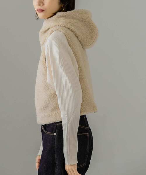 KBF（ケイビーエフ）の「ミリタリーテレコプルオーバー（Tシャツ/カットソー・レディース・ブラウン/アイボリー/ネイビー・ONE）」の9枚目の写真