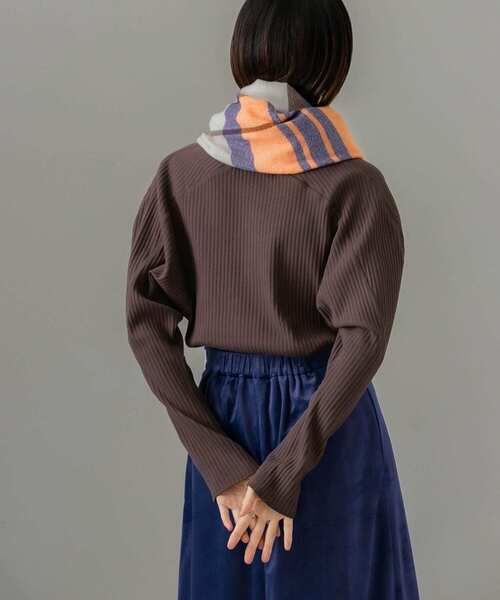 KBF（ケイビーエフ）の「ミリタリーテレコプルオーバー（Tシャツ/カットソー・レディース・ブラウン/アイボリー/ネイビー・ONE）」の14枚目の写真