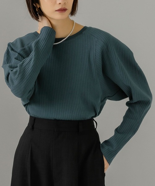 KBF（ケイビーエフ）の「ミリタリーテレコプルオーバー（Tシャツ/カットソー・レディース・ブラウン/アイボリー/ネイビー・ONE）」の19枚目の写真