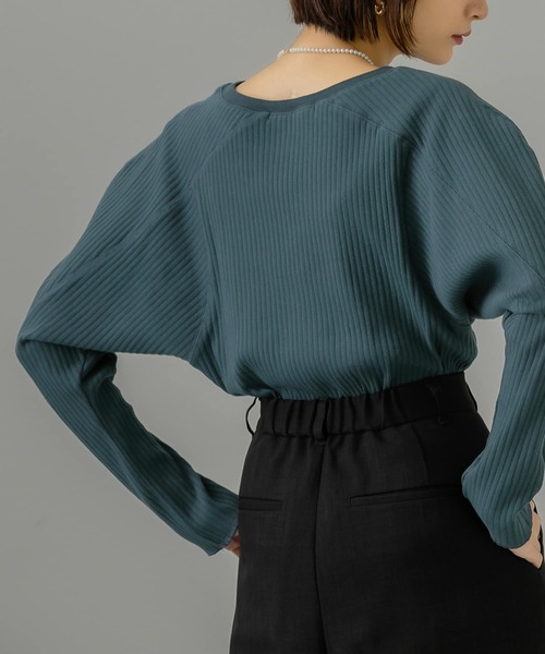 KBF（ケイビーエフ）の「ミリタリーテレコプルオーバー（Tシャツ/カットソー・レディース・ブラウン/アイボリー/ネイビー・ONE）」の20枚目の写真