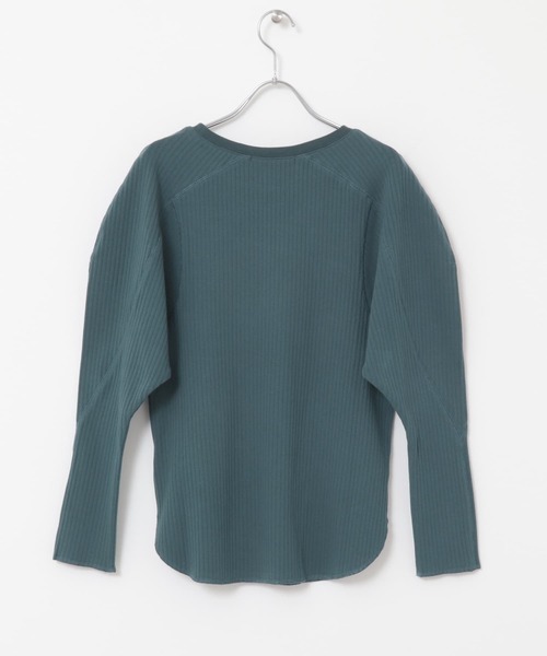 KBF（ケイビーエフ）の「ミリタリーテレコプルオーバー（Tシャツ/カットソー・レディース・ブラウン/アイボリー/ネイビー・ONE）」の4枚目の写真