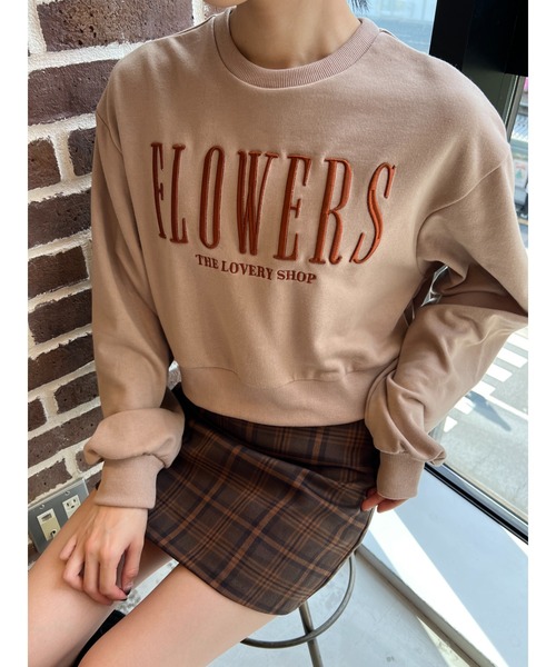 PHILLY（フィリー）の「FLOWERS刺繍スウェット（スウェット・レディース・ベージュ/ブラック/ホワイト・FREE）」の20枚目の写真