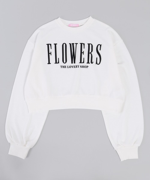 PHILLY（フィリー）の「FLOWERS刺繍スウェット（スウェット・レディース・ベージュ/ブラック/ホワイト・FREE）」の5枚目の写真