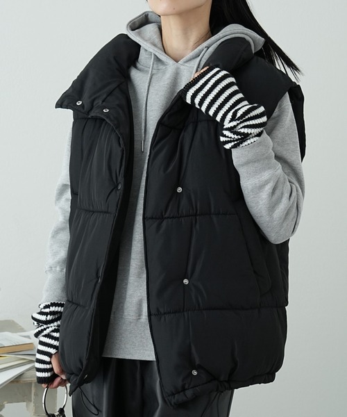 COLONY 2139（コロニートゥーワンスリーナイン）の「裏起毛フードパーカー（パーカー・レディース・グレー/オフホワイト/ブルー/ブラック・FREE）」の3枚目の写真