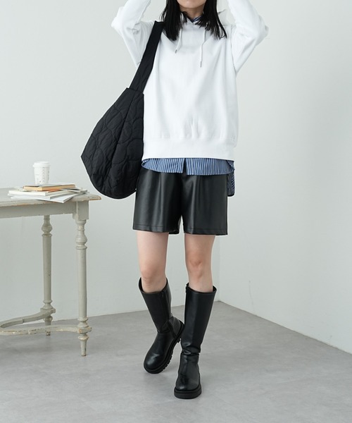 COLONY 2139（コロニートゥーワンスリーナイン）の「裏起毛フードパーカー（パーカー・レディース・グレー/オフホワイト/ブルー/ブラック・FREE）」の14枚目の写真