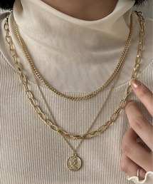 【apres jour clair×ARIAZ】3連コインネックレス