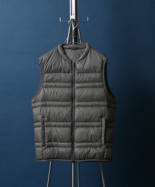 ANPAS（アンパス）の「Sustainable Flower Down Vest/フラワーダウン ダウンベスト インナーダウン（ダウンベスト・メンズ・グレイッシュベージュ/カーキ/ブラック/キャメル・L/LL/M）」の4枚目の写真