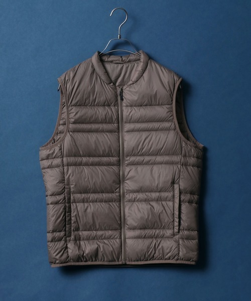 ANPAS（アンパス）の「Sustainable Flower Down Vest/フラワーダウン ダウンベスト インナーダウン（ダウンベスト・メンズ・グレイッシュベージュ/カーキ/ブラック/キャメル・L/LL/M）」の8枚目の写真