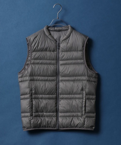 ANPAS（アンパス）の「Sustainable Flower Down Vest/フラワーダウン ダウンベスト インナーダウン（ダウンベスト・メンズ・グレイッシュベージュ/カーキ/ブラック/キャメル・L/LL/M）」の10枚目の写真