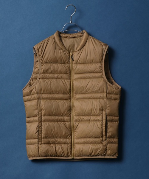 ANPAS（アンパス）の「Sustainable Flower Down Vest/フラワーダウン ダウンベスト インナーダウン（ダウンベスト・メンズ・グレイッシュベージュ/カーキ/ブラック/キャメル・L/LL/M）」の12枚目の写真
