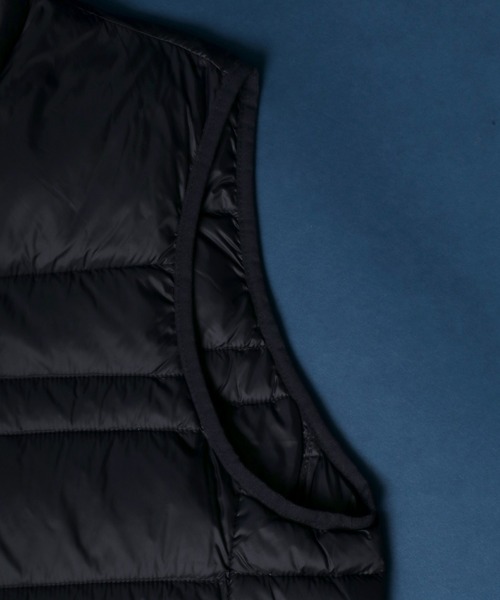 ANPAS（アンパス）の「Sustainable Flower Down Vest/フラワーダウン ダウンベスト インナーダウン（ダウンベスト・メンズ・グレイッシュベージュ/カーキ/ブラック/キャメル・L/LL/M）」の16枚目の写真