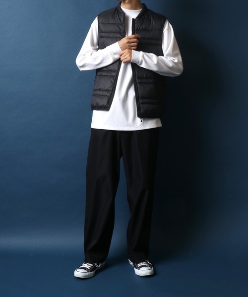 ANPAS（アンパス）の「Sustainable Flower Down Vest/フラワーダウン ダウンベスト インナーダウン（ダウンベスト・メンズ・グレイッシュベージュ/カーキ/ブラック/キャメル・L/LL/M）」の20枚目の写真