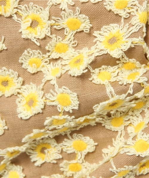 BEARDSLEY（ビアズリー）の「小花刺繍ショートパンツ（その他パンツ・レディース・ホワイト/イエロー・FREE）」の13枚目の写真