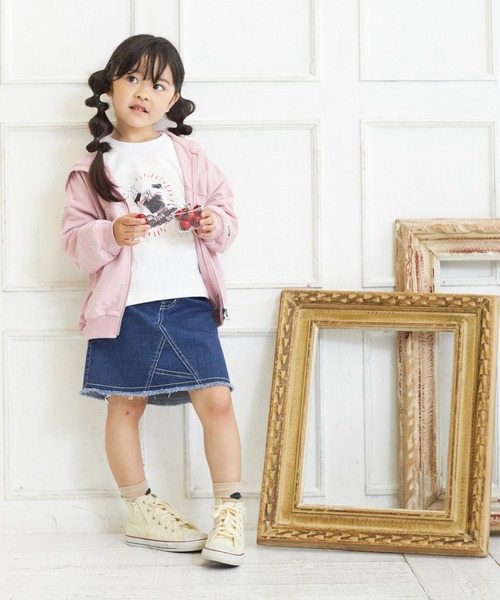 MAKE YOUR DAY(メイクユアデイ)の「リメイク風ベーシックスカート■90~140cm(スカート・キッズ・アイボリー/ピンク/ベージュ/ブルー・140/120/130/100/110/90)」の14枚目の写真