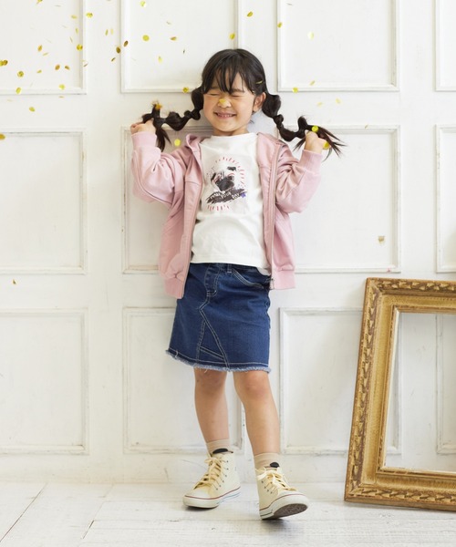 MAKE YOUR DAY(メイクユアデイ)の「リメイク風ベーシックスカート■90~140cm(スカート・キッズ・アイボリー/ピンク/ベージュ/ブルー・140/120/130/100/110/90)」の18枚目の写真