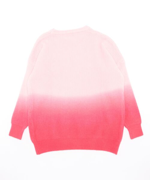 Q(キュー)の「ツートーングラデニット(ニット/セーター・レディース・ピンク/グリーン・MEDIUM)」の3枚目の写真