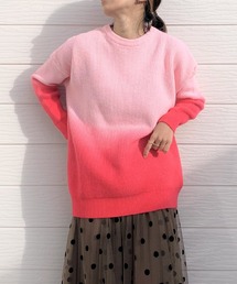 Q | ツートングラデニット(ニット/セーター)