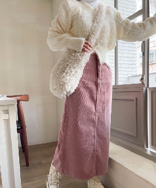 NANING9（ナンニング）の「NANING9 ワンポイントニットカーディガン（カーディガン/ボレロ・レディース・ブラック/ピンク/ライトグリーン/クリーム・FREE）」の6枚目の写真