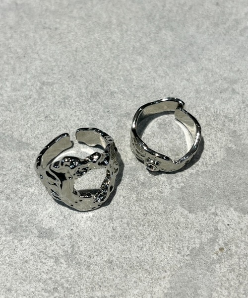 nemne store(ネンネストア)の「【accessory】デザインリング2点セット(リング・レディース・ゴールド/シルバー・フリー)」の13枚目の写真