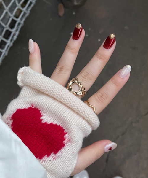 nemne store(ネンネストア)の「【accessory】デザインリング2点セット(リング・レディース・ゴールド/シルバー・フリー)」の18枚目の写真