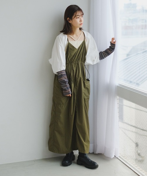 KAJA TIMELESS販売会 ボーダーロンT (Olive) KAJA TIMELESS販売会