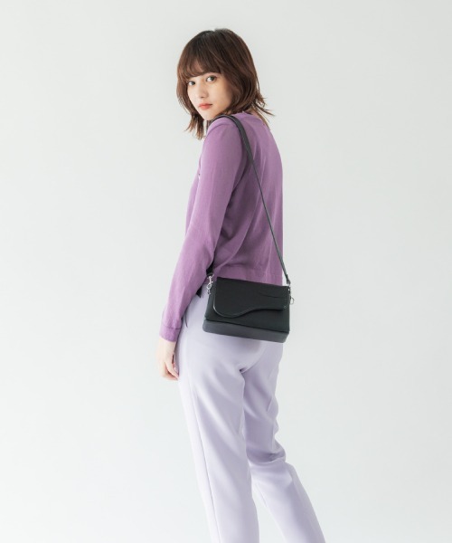 CONTROL FREAK / CTFK(コントロールフリーク)の「CONTROL FREAK(コントロールフリーク)WAVEショルダー(ショルダーバッグ・レディース・ブラック/ベージュ/ライム/パープル・FREE)」の17枚目の写真