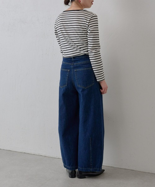 ビアズリー　コクーンデニムパンツ　ワイドレッグデニム BEARDSLEY（ビアズリー）の「コクーンデニムパンツ（デニム