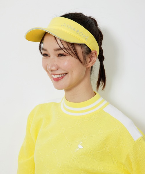 ラインストーンロゴツイルバイザー（ゴルフグッズ）｜JUN&ROPE'（ジュンアンドロペ）