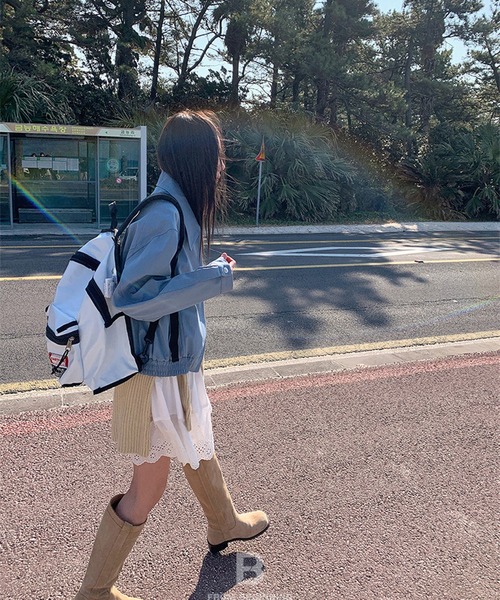 LYEON（リヨン）の「スカラップコットンレーススカート（スカート・レディース・ホワイト/ブラック・FREE）」の4枚目の写真
