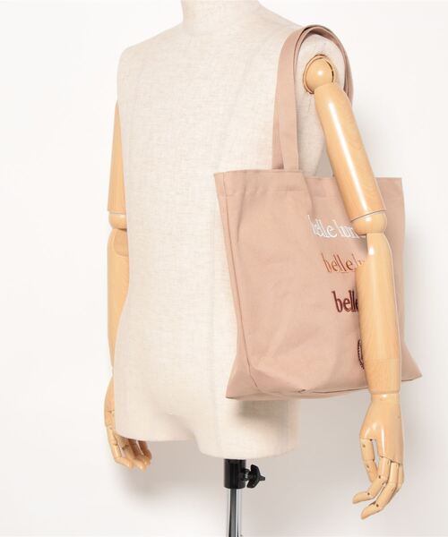 PUAL CE CIN（ピュアルセシン）の「【WEB限定】グラデーションカラーロゴ刺繍トートバッグ（ショルダーバッグ・レディース・レッド/ブラウン/イエロー/グリーン・FREE）」の9枚目の写真