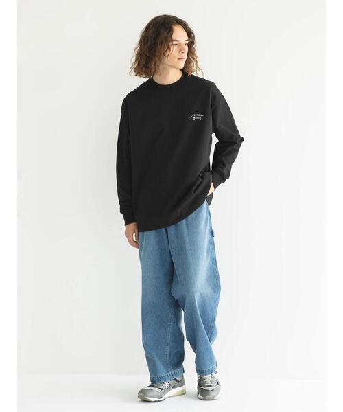 CRAFT STANDARD BOUTIQUE(クラフトスタンダードブティック)の「リサイクル20/2天竺ロゴ刺繍L/S TEE(Tシャツ/カットソー・メンズ・ブラック/オフホワイト/杢グレー/オリーブ・M/L/XL)」の9枚目の写真