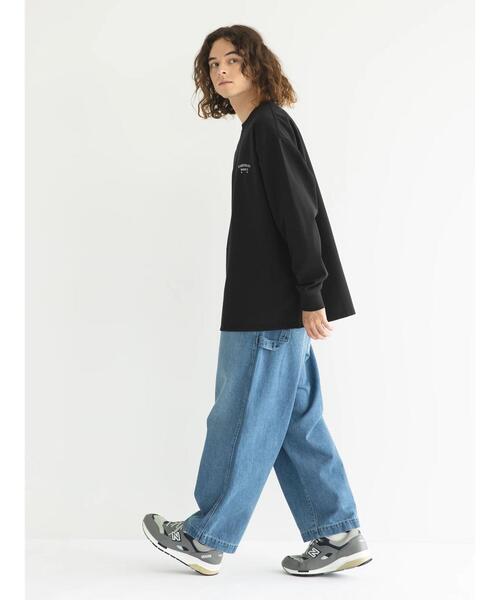 CRAFT STANDARD BOUTIQUE(クラフトスタンダードブティック)の「リサイクル20/2天竺ロゴ刺繍L/S TEE(Tシャツ/カットソー・メンズ・ブラック/オフホワイト/杢グレー/オリーブ・M/L/XL)」の10枚目の写真