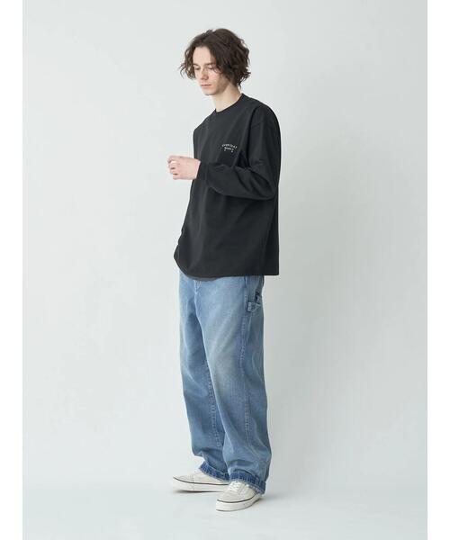 CRAFT STANDARD BOUTIQUE(クラフトスタンダードブティック)の「リサイクル20/2天竺ロゴ刺繍L/S TEE(Tシャツ/カットソー・メンズ・ブラック/オフホワイト/杢グレー/オリーブ・M/L/XL)」の11枚目の写真