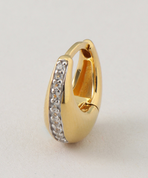 AP STUDIO（エーピーストゥディオ）の「【Otiumberg / オティウムバーグ】Mini Graduated White ピアス（ピアス（両耳用）・レディース・ゴールド・FREE）」の9枚目の写真