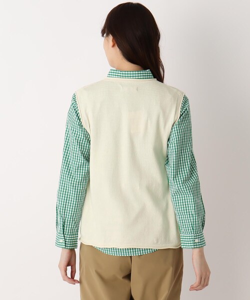 LAURA ASHLEY(ローラアシュレイ)の「オーガニックコットン ベスト(ベスト・レディース・グレー/グリーン/アイボリー・38)」の22枚目の写真