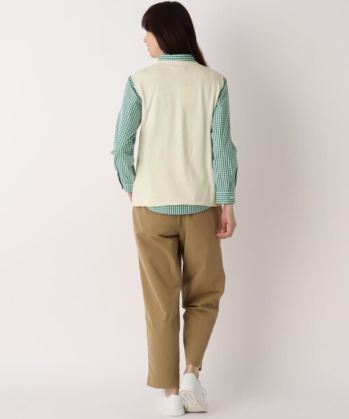 LAURA ASHLEY(ローラアシュレイ)の「オーガニックコットン ベスト(ベスト・レディース・グレー/グリーン/アイボリー・38)」の21枚目の写真