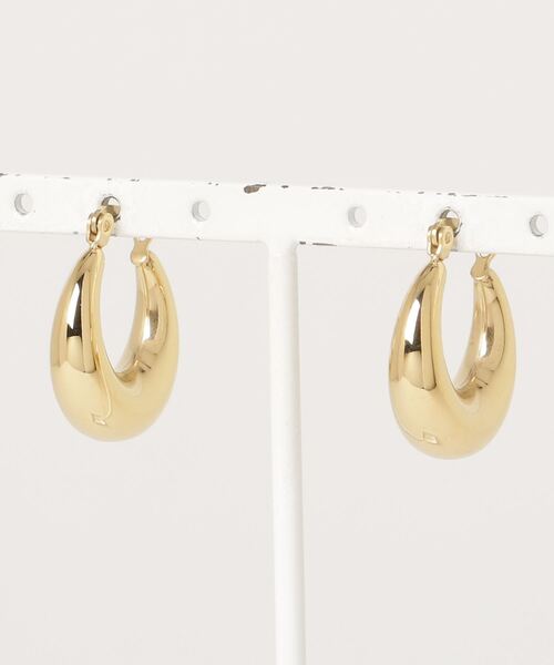 Preek（プリーク）の「＜PREEK＞YU-KIN MOON HOOP EARRINGS/ピアス