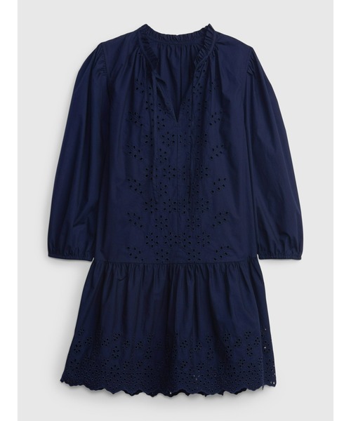 GAP(ギャップ)の「アイレット ミニワンピース(ワンピース・レディース・ネイビー/パープル系その他/オフホワイト・XS/S/M/L/XXS)」の9枚目の写真