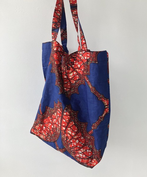 AS KNOW AS plus（アズノゥアズプラス）の「アフリカンプリントトートバッグ（トートバッグ・レディース・B/G/A/C/F/D/E/H/I/K/L/M/N/J・FREE）」の2枚目の写真