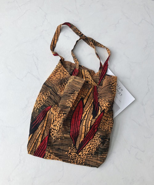 AS KNOW AS plus（アズノゥアズプラス）の「アフリカンプリントトートバッグ（トートバッグ・レディース・B/G/A/C/F/D/E/H/I/K/L/M/N/J・FREE）」の3枚目の写真