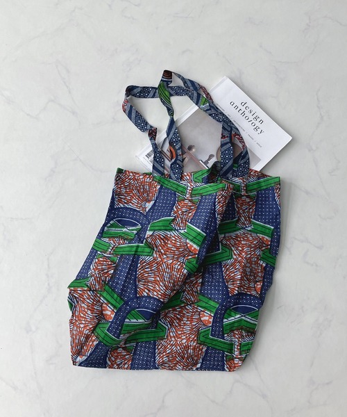 AS KNOW AS plus（アズノゥアズプラス）の「アフリカンプリントトートバッグ（トートバッグ・レディース・B/G/A/C/F/D/E/H/I/K/L/M/N/J・FREE）」の4枚目の写真