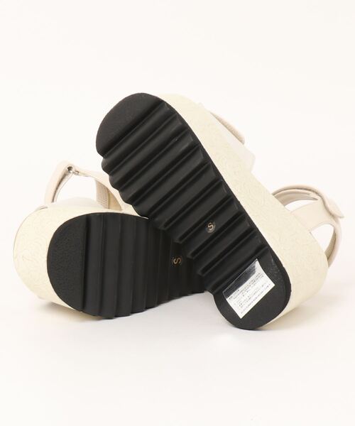 YOSUKE（ヨースケ）の「「YOSUKE/ヨースケ」厚底ベルティッドサンダル（サンダル・レディース・ブラックミックス/ブラック/アイボリー/ブラック×パープル/ブラック系その他/パープル系その他/ブラック×ホワイト・S/M/L/LL）」の9枚目の写真