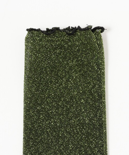 Ray BEAMS（レイビームス）の「Ray BEAMS / ラメ アームウォーマー（アームカバー・レディース・イエロー/グリーン・ONE SIZE）」の8枚目の写真