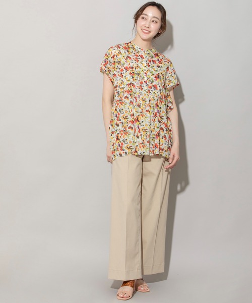 Munich（ミューニック）の「80sプリントコットンクレーププルオーバーブラウス（シャツ/ブラウス・レディース・ブラック/レッド/ブルー/グリーン・FREE）」の5枚目の写真