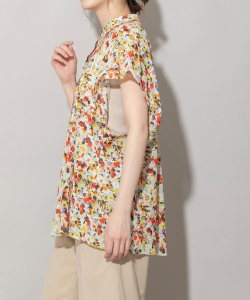 Munich（ミューニック）の「80sプリントコットンクレーププルオーバーブラウス（シャツ/ブラウス・レディース・ブラック/レッド/ブルー/グリーン・FREE）」の22枚目の写真