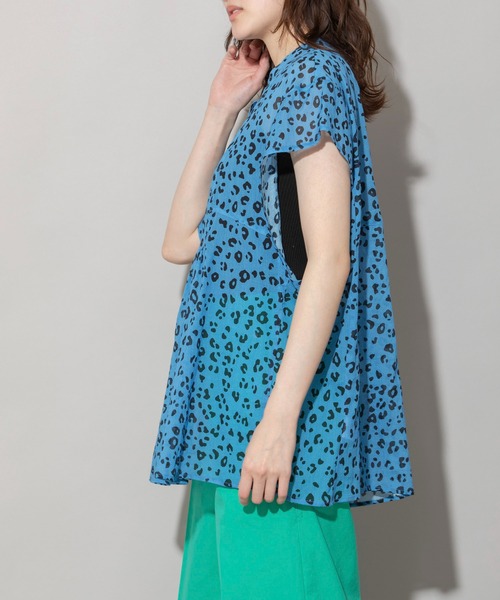 Munich（ミューニック）の「80sプリントコットンクレーププルオーバーブラウス（シャツ/ブラウス・レディース・ブラック/レッド/ブルー/グリーン・FREE）」の19枚目の写真