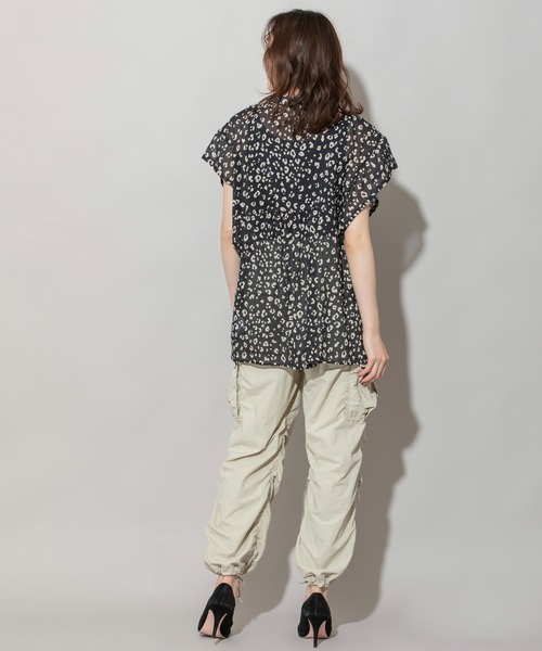 Munich（ミューニック）の「80sプリントコットンクレーププルオーバーブラウス（シャツ/ブラウス・レディース・ブラック/レッド/ブルー/グリーン・FREE）」の21枚目の写真