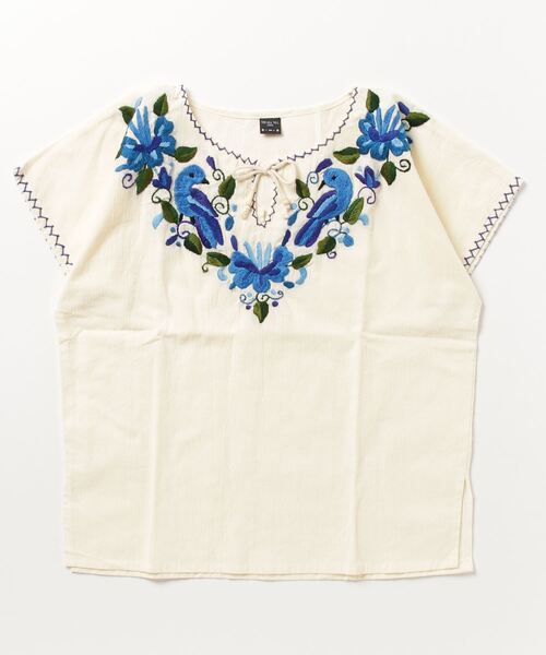 HAND EMBROIDERY S/S BLOUSE（シャツ/ブラウス）｜SAWINTO