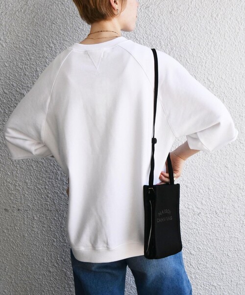 SHIPS any(シップス エニィ)の「SHIPS any: リラックス カットオフ クルーネック ライトスウェット Tシャツ◇(Tシャツ/カットソー・メンズ・ホワイト/グレー/ブルー/グリーン・SMALL/MEDIUM/LARGE)」の10枚目の写真